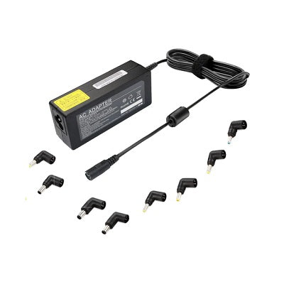 65W Universal Laptop Power Adapter – 15V-20V Multi-Tip Charger for HP, Dell, Lenovo, Acer, & More