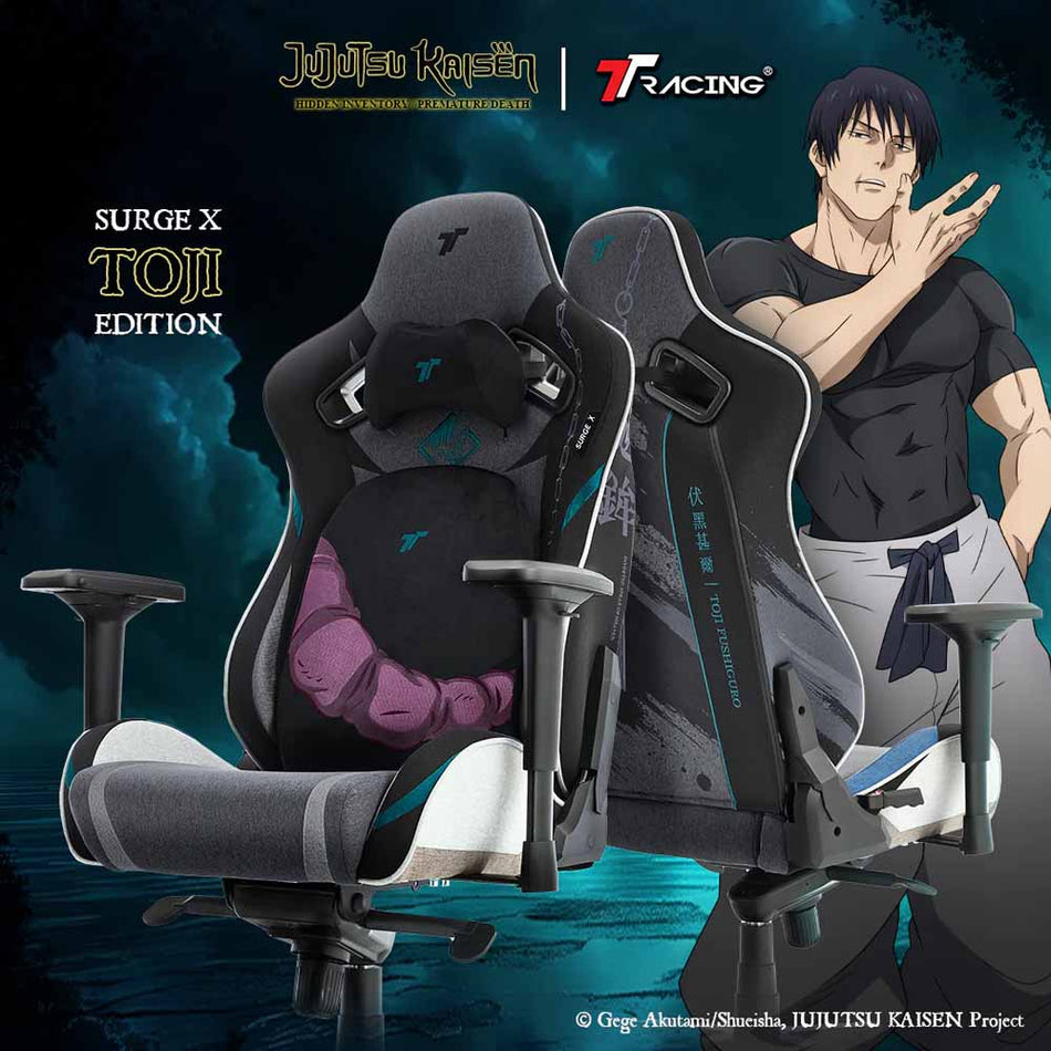 TTRacing Surge X Air Threads Fabric Gaming Chair - Toji Edition (Jujutsu Kaisen)