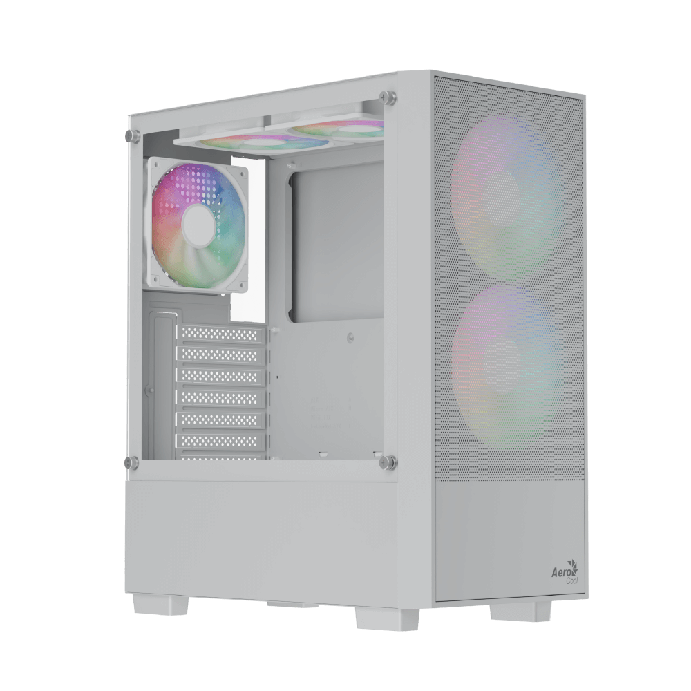 Aerocool Case  B508A Flow-G-BK-v1 - ARGB Fan -ATX - Support 2x140 AIO