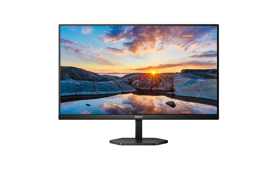 Philips 27E1N3300A - 27 Inch FHD Monitor, IPS, 75Hz, 1ms, USB-C 65w Power delivery, Speakers, USB Hub with Type-C (3 Yrs Warranty)