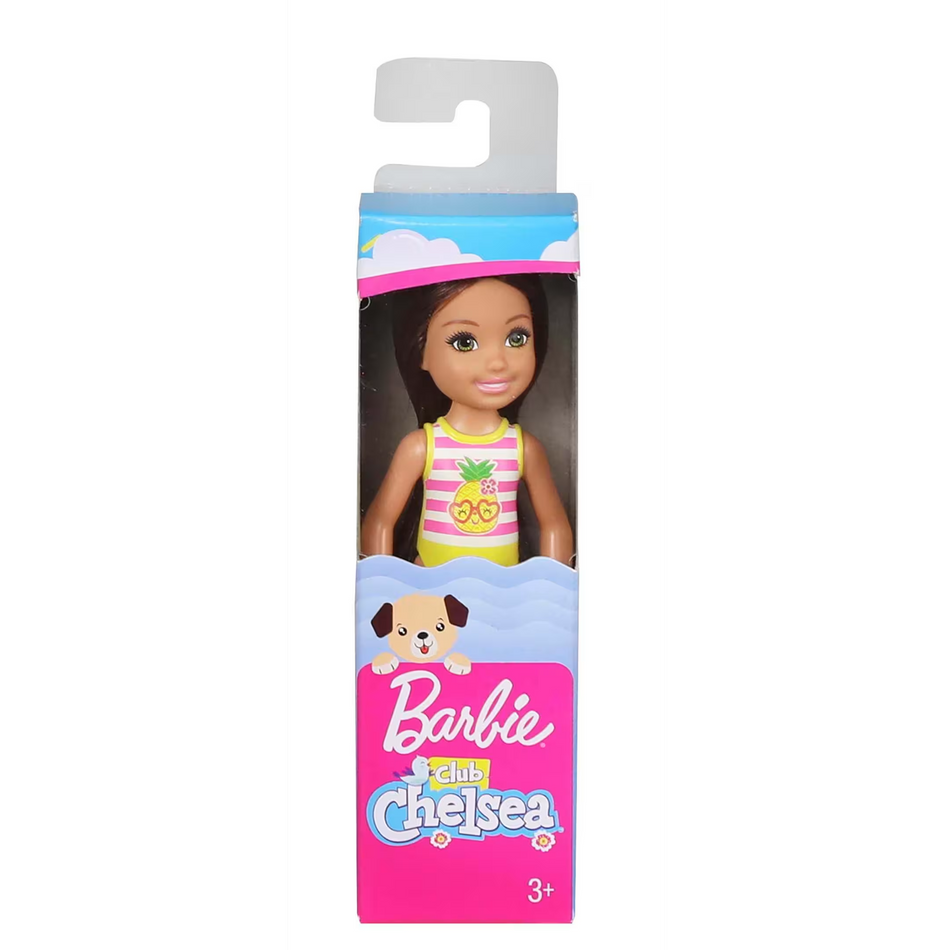 Barbie Club Chelsea Beach Doll Assortment (GLN73) – 6-Inch Swimwear Toy Dolls by Mattel