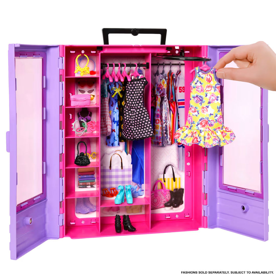 Mattel Barbie Ultimate Closet Portable Fashion Playset & Accessories (HJL65)