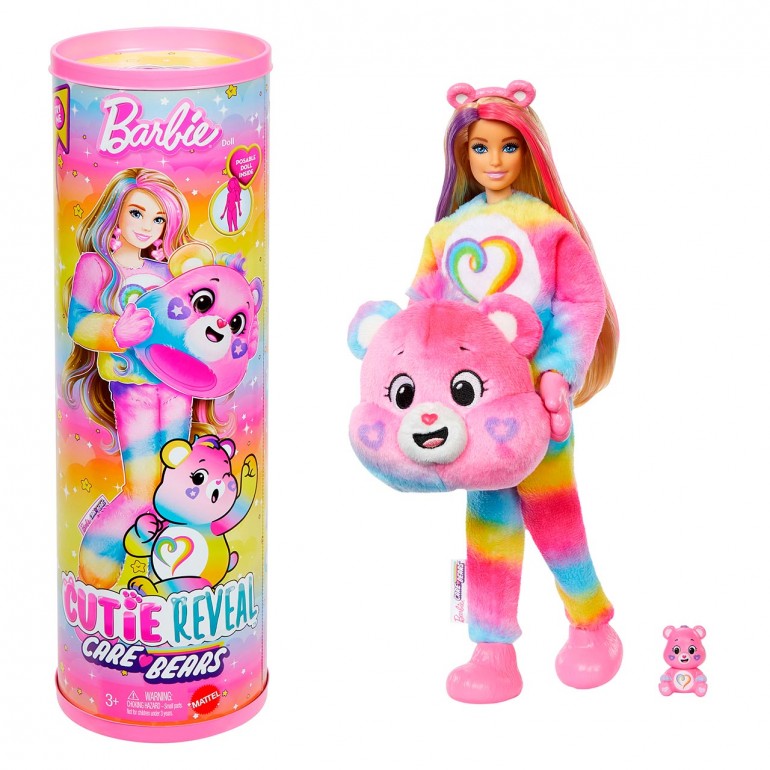 Mattel Barbie Cutie Reveal Doll Care Bears Series 2 Scented Surprise Assortment (JFV59)