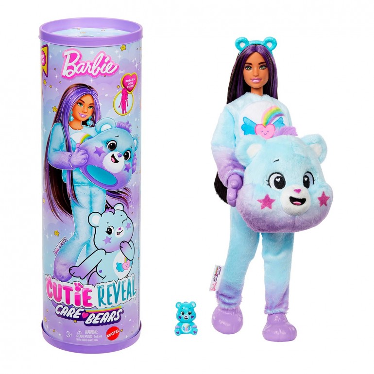 Mattel Barbie Cutie Reveal Doll Care Bears Series 2 Scented Surprise Assortment (JFV59)
