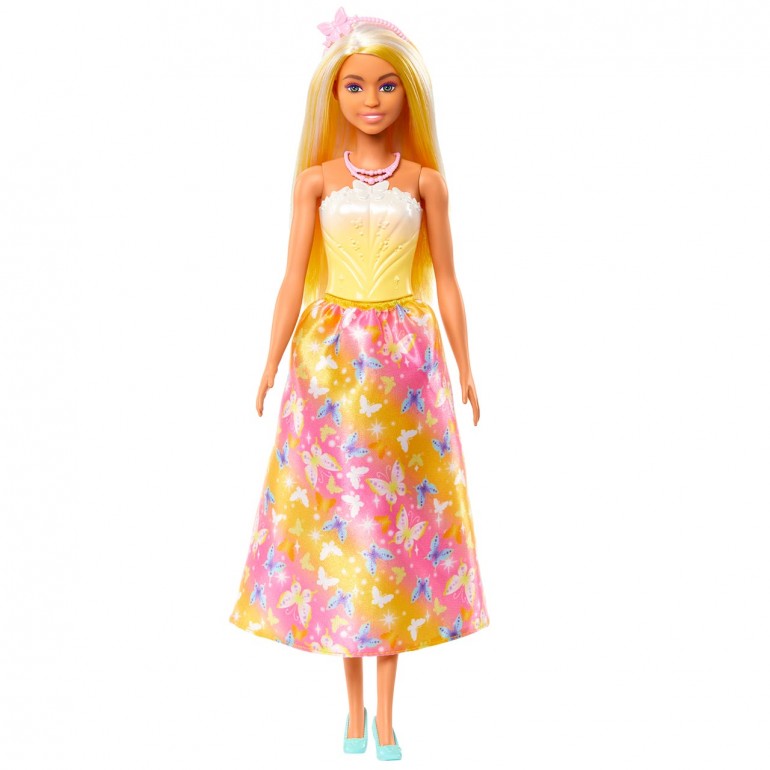 Mattel Barbie Dreamtopia Princess Doll with skirt Single Pack Assortment (HRR07) – Vibrant Fairytale Fashions