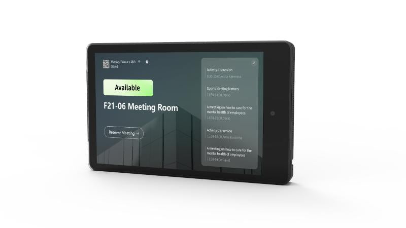 Hikvision DS-D5F10CB/BH 10-Inch Smart Room Scheduling Panel (Hispire SMM & Access Control)