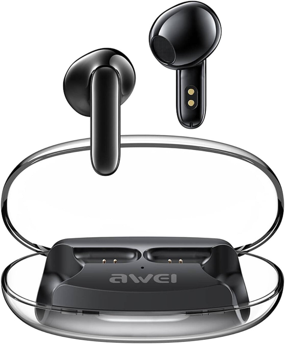 AWEI T85 Wireless Earbuds, Bluetooth 5.3 Noise Cancelling Ear Buds, Ear Buds with Noise Cancelling Mic, IPX6 Waterproof in Ear Earphones