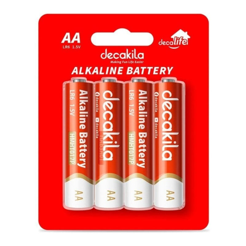 Decakila 1.5V AA Alkaline Batteries | High-Capacity 2900mAh Ultra Long-Lasting Power Pack (HMHT017P)