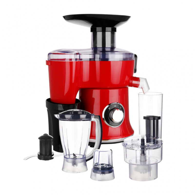 Decakila 400W Multi-Functional Food Processor and Blender Combo | 3-in-1 Kitchen System with 1.5L Plastic Jug, 0.8L Processor Bowl, and Grinding Mill (KEJC004R)