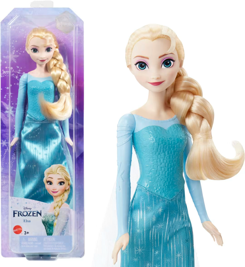 Mattel Disney Frozen Elsa Core Fashion Doll And Accessory Toy (HLW47) – Inspired By The Movie