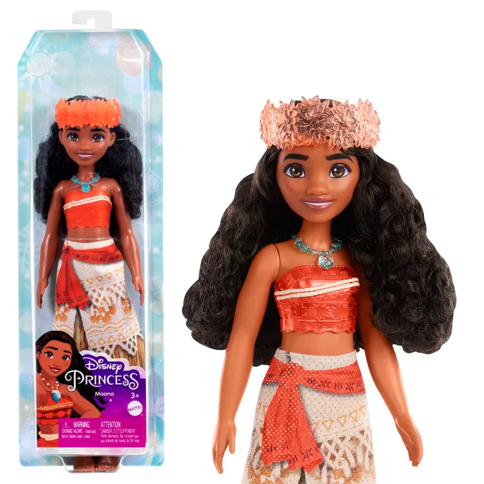 Mattel Disney Princess Moana Core Fashion Doll (HLW05) – With Sparkling Fashion & Accessories, Inspired By Disney Movie