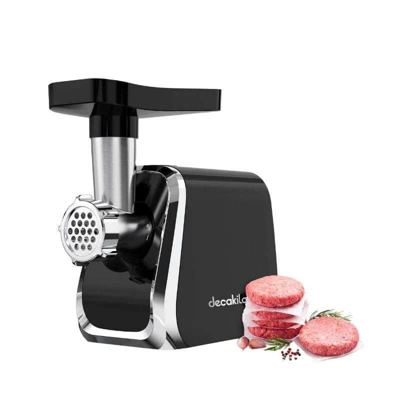 Decakila 600W Heavy-Duty Electric Meat Grinder | 1300W Peak Lock Power Mincer with Sausage Maker Kit (KEMG021B)