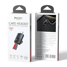 Yesido GS37 USB-C to Micro SD (TF) Card Reader with Anti-Lost Lanyard - High-Speed OTG Memory Adapter for Laptops, iPad, and Smartphones