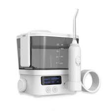 Decakila Portable Cordless Oral Irrigator with LED Display | IPX7 Waterproof Water Flosser with 3 Clean Modes (KMTB010W)