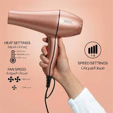 WAHL Pro Speed 2000W Hair Dryer for Women & Men – Ionic & Tourmaline Blow Dryer with 2 Nozzle Attachments, 3 Heat & 2 Speed Settings, Cool Shot, Ergonomic Lightweight Design, 3m Cord – 5454-027