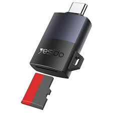 Yesido GS37 USB-C to Micro SD (TF) Card Reader with Anti-Lost Lanyard - High-Speed OTG Memory Adapter for Laptops, iPad, and Smartphones