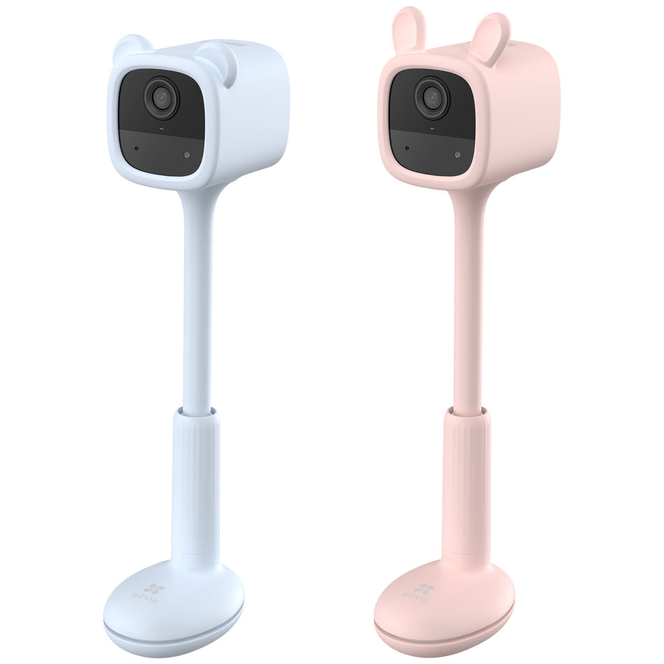 EZVIZ BM1 Wireless Battery-Powered Video Baby Monitor Storage Camera Pink or Blue