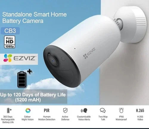 EZVIZ CB3 2K Smart Home Battery Camera