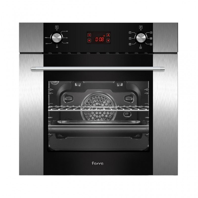 FERRE 60cm Built-In Electric Oven | 78L Capacity with Turbo Fan Convection, Integrated Rotisserie, and Fry Art Air Fryer Technology (BE9-LDR)