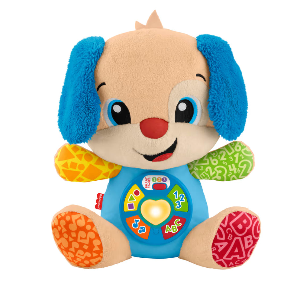 Fisher-Price Laugh & Learn Smart Stages First Words Puppy Plush Toy (JFD20)