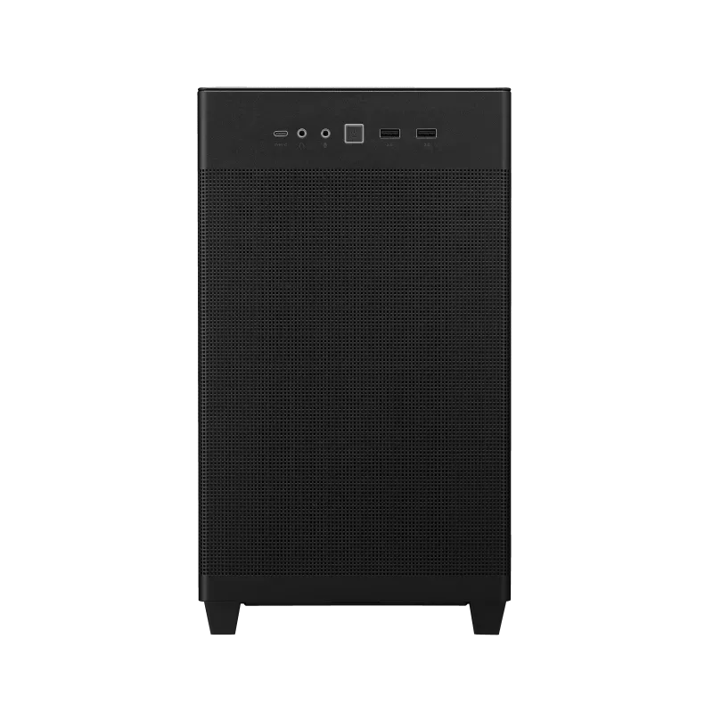 ASUS Prime AP201 Micro ATX PC Case, 33-Liter Compact Design, Pre-Installed Fans, Mesh Panel, Tool-Free Side Panels, 360mm Radiator Support, GPU Support up to 338mm, ATX PSU Compatible