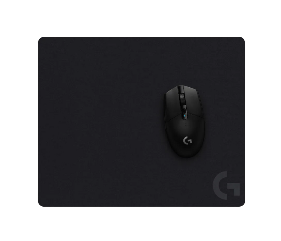 Logitech G G240 Cloth Gaming Mouse Pad, Optimised for Gaming Sensors, Moderate Surface Friction, Non-Slip Mouse Mat, Mac and PC Gaming Accessories, 340 x 280 x 1 mm - 943-000785