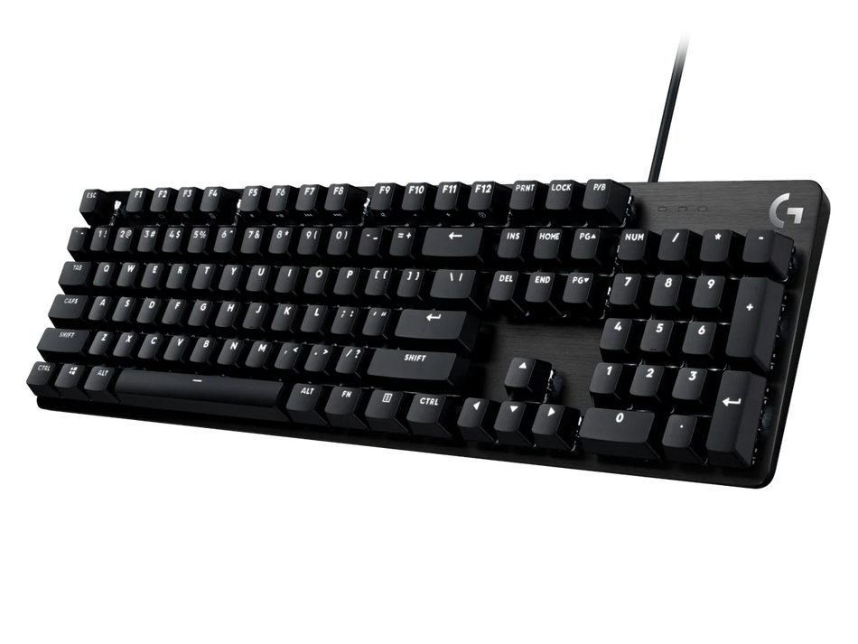 Logitech G413 SE Full-Size USB Tactile Mechanical Gaming Keyboard (UK Layout) | PBT Keycaps & Backlit Aluminum Design