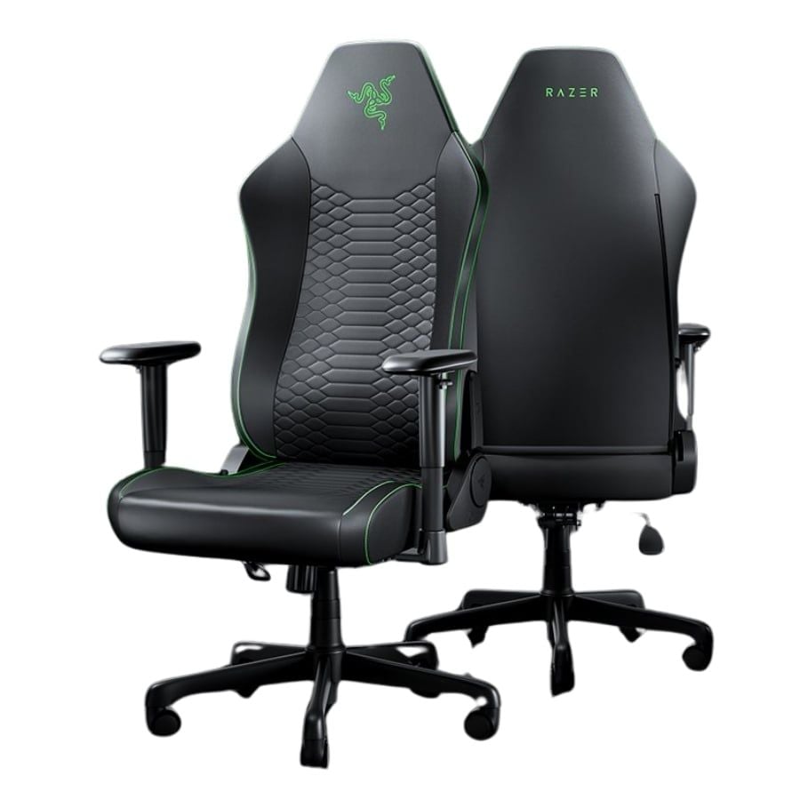 Razer Iskur V2 X: Core Newgen Ergonomic Gaming Chair BLACK/GREEN
