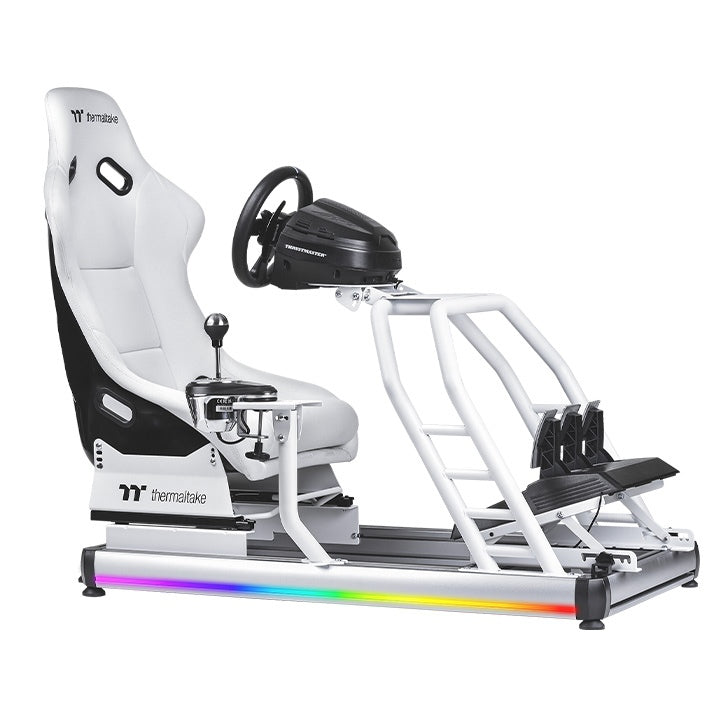 Thermaltake GR500 Racing Simulator Cockpit - Black/Snow White