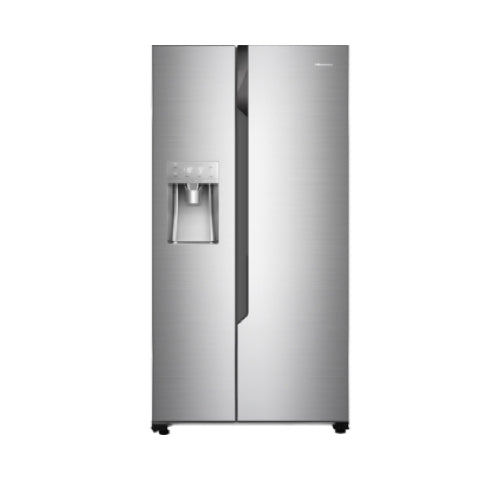 Hisense H700SI-IDL Side-by-Side Fridge 535L Inox With Auto Ice & Water Dispenser [Energy Class A+]