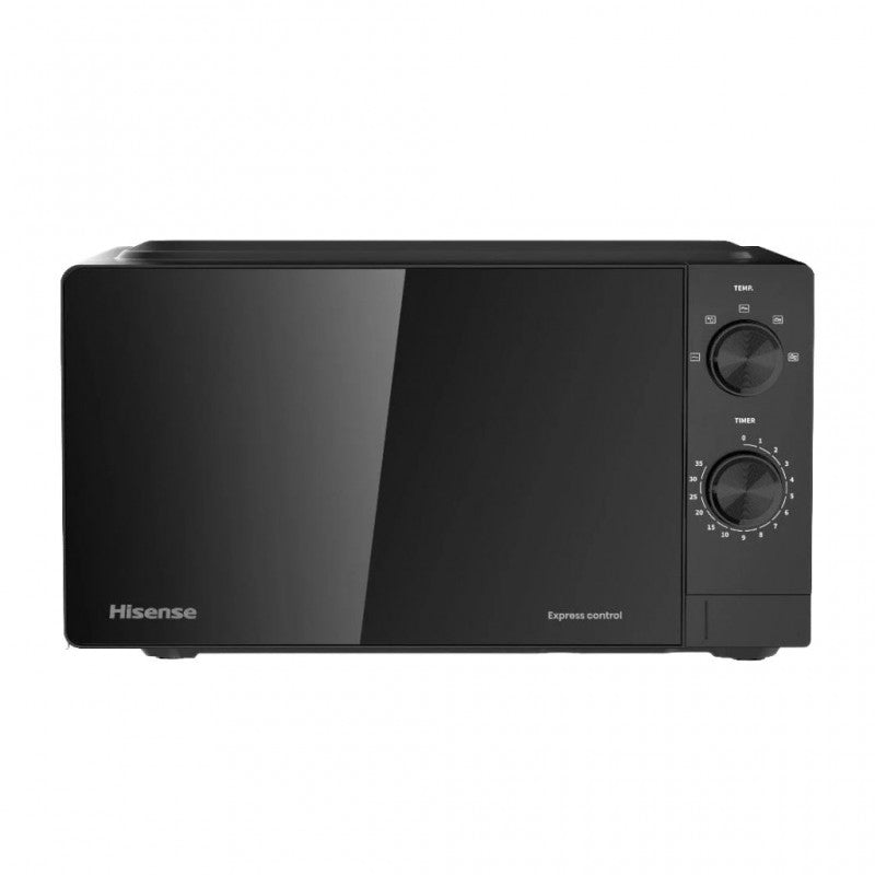 Hisense 20L Black / Silver Mechanical Control Solo Microwave Oven