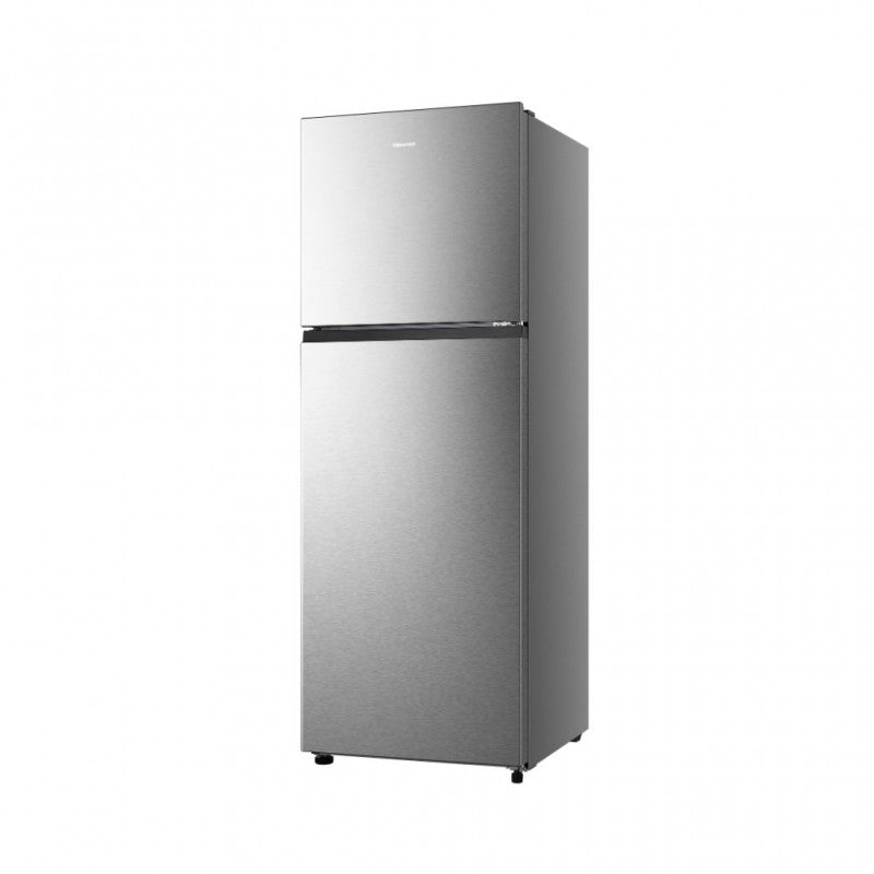 Hisense - RT422N4ACE - Top Mounted Fridge Freezer, Total No Frost, 325 liters, Stainless Steel Inox - E Rated, Noise level: 39 decibels, H169.6 x W59.5 x D65.0 (cm) [Energy Class E]