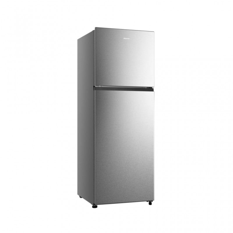 Hisense - RT422N4ACE - Top Mounted Fridge Freezer, Total No Frost, 325 liters, Stainless Steel Inox - E Rated, Noise level: 39 decibels, H169.6 x W59.5 x D65.0 (cm) [Energy Class E]