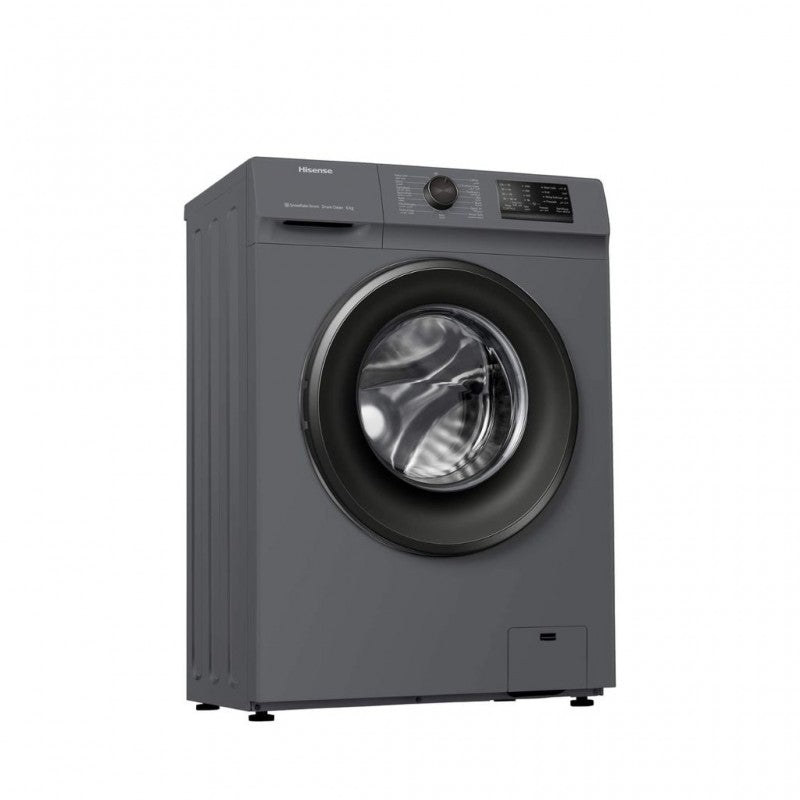 Hisense - WFVC7012ET - Freestanding Front Loader Washing Machine with Snowflake Drum, 15 Programs, 7kg, Titanium Grey