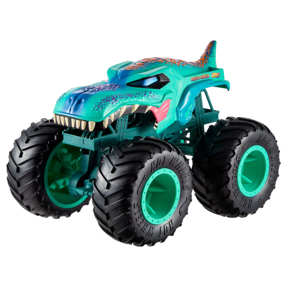 Mattel Hot Wheels Monster Trucks Colossal Mega Wrex Oversized Vehicle (JJN47)