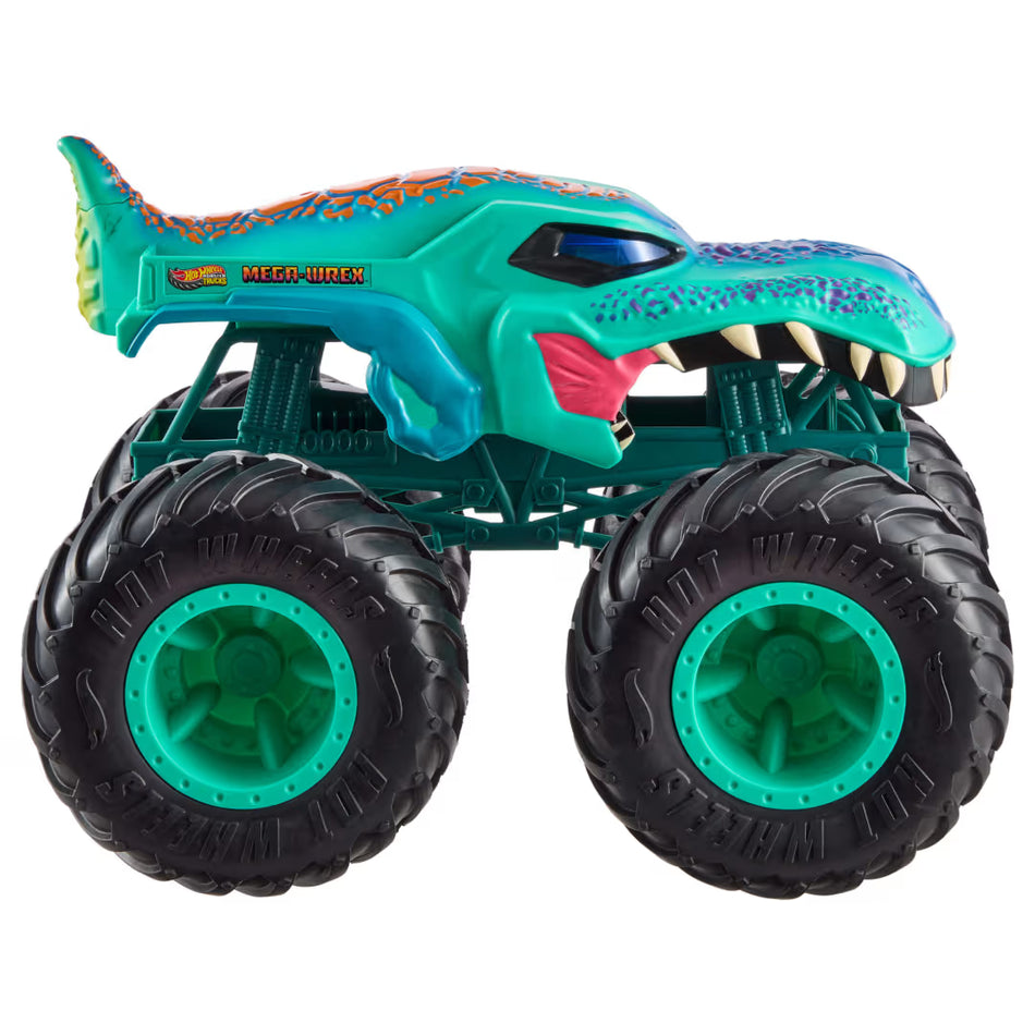 Mattel Hot Wheels Monster Trucks Colossal Mega Wrex Oversized Vehicle (JJN47)