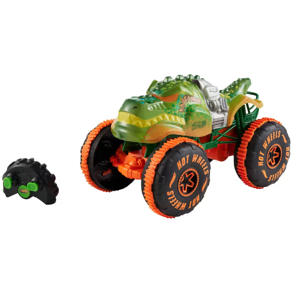 Hot Wheels Monster Trucks 1:15 Rhinomite Remote-Control R/C Vehicle (JBH03)