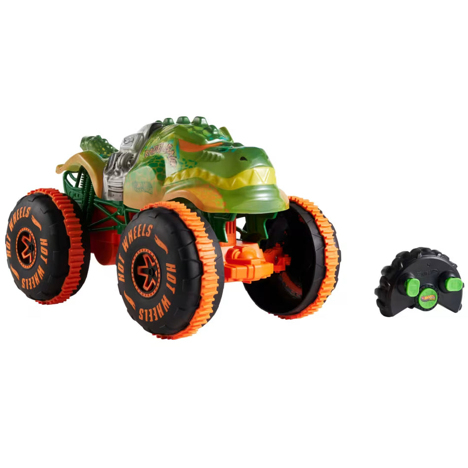 Hot Wheels Monster Trucks 1:15 Rhinomite Remote-Control R/C Vehicle (JBH03)