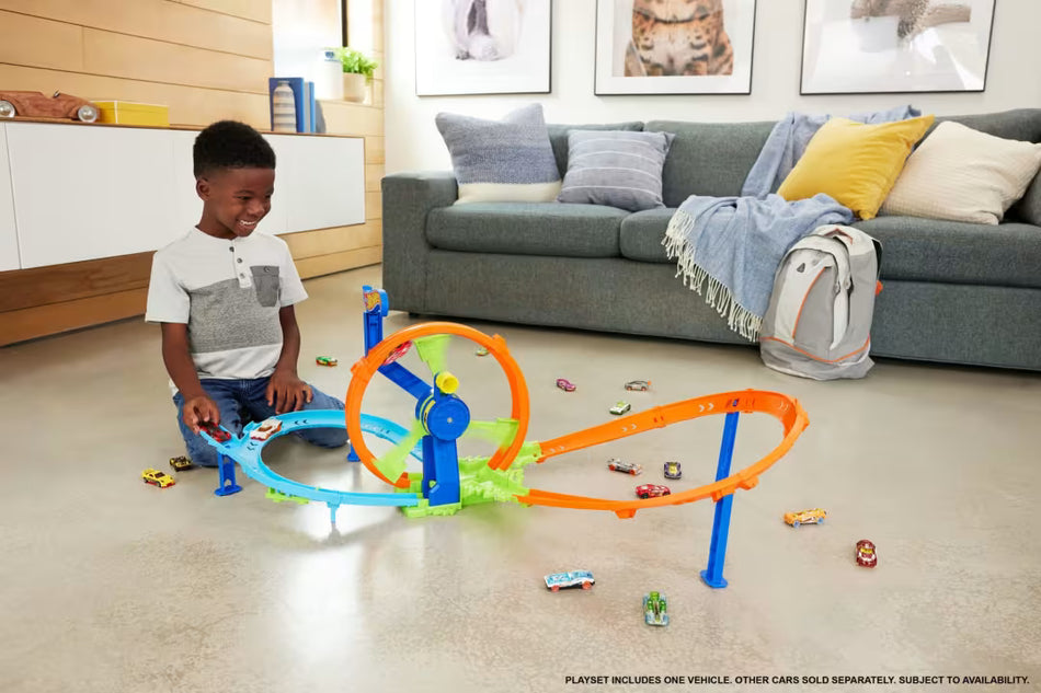 Mattel Hot Wheels Action Turbine Challenge Track Playset (JBX65)