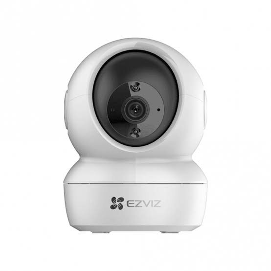 EZVIZ H6c Pro 2K Pan & Tilt Smart Home Camera (360° Panoramic View, 4MP Resolution, Smart Human Detection, Auto-Tracking, One-Touch Call Button, Color Night Vision, CS-H6c-R105-1J4WF)