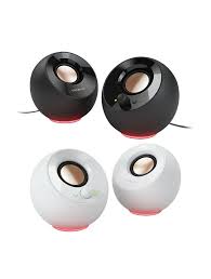 Creative Labs Pebble SE 2.0 Desktop Speakers, RGB Lighting with 7 Built-In Presets (Available in Black or White)