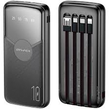 AWEI P32K Portable 10000mAh Power Bank Digital Display