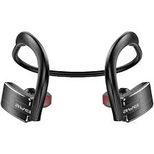 Awei E1BL Sports Earphone Hanging Headset Super Bass Bluetooth V5.3 IPX4 Waterproof Long Battery Life