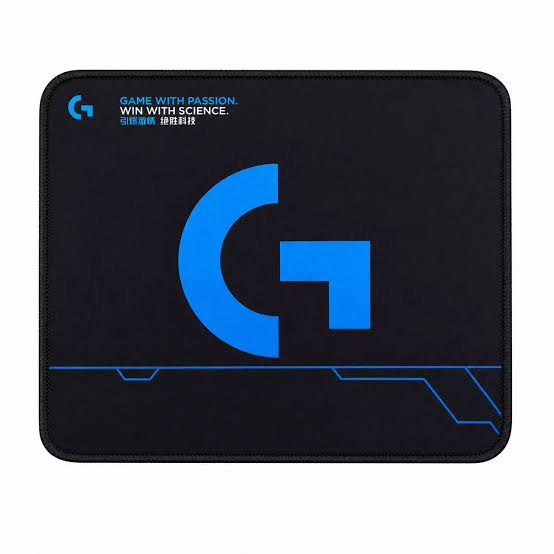 Logitech Compact Black Gaming Mousepad (21cm x 25cm) | High-Precision Cloth Surface & Non-Slip Rubber Base