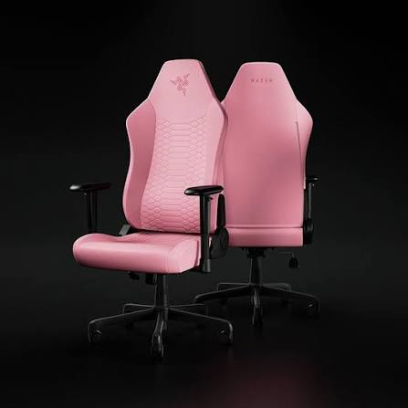 Razer Iskur V2 X NewGen - Ergonomic Gaming Chair - Breathable and Comfortable - 2nd Gen PU Leather with Cooltouch Technology - Integrated Lumbar Support - Wide Shoulder Arches | Quartz (Pink)