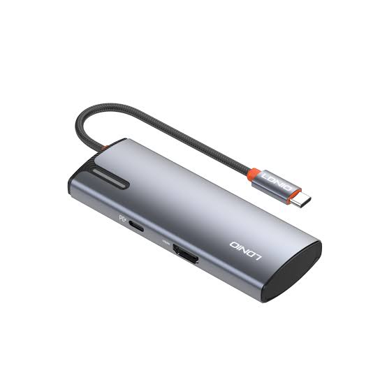 LDNIO DS-15H | 5-in-1 Type-C Multi-Function Docking Station (17cm) | 100W PD + 4K HDMI + 3x USB 3.0