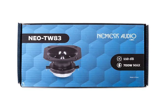 Nemesis Audio NEO-TW83 3.5" High Output Neodymium Bullet Super Tweeters - 350W RMS / 700W Max Power Pair, Aluminum Diaphragm, High-Efficiency Pro Car Audio Series