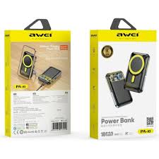 Awei PA-10 10000Mah Magnetic Wireless Power Bank