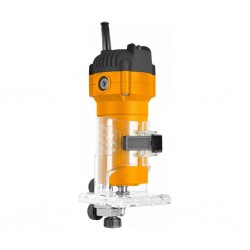INGCO 600W Laminate Trimmer (PLM6001) – Heavy Duty Electric Wood Palm Router with 6mm & 1/4" Collets