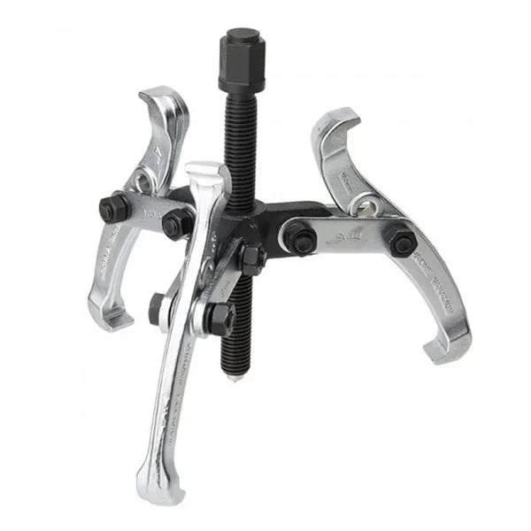INGCO 3-Inch Heavy-Duty 3-Jaw Gear Puller – Premium Drop-Forged Carbon Steel, High-Tensile Threaded Mandrel, and Multi-Position Internal & External Pulling (HGP08034)